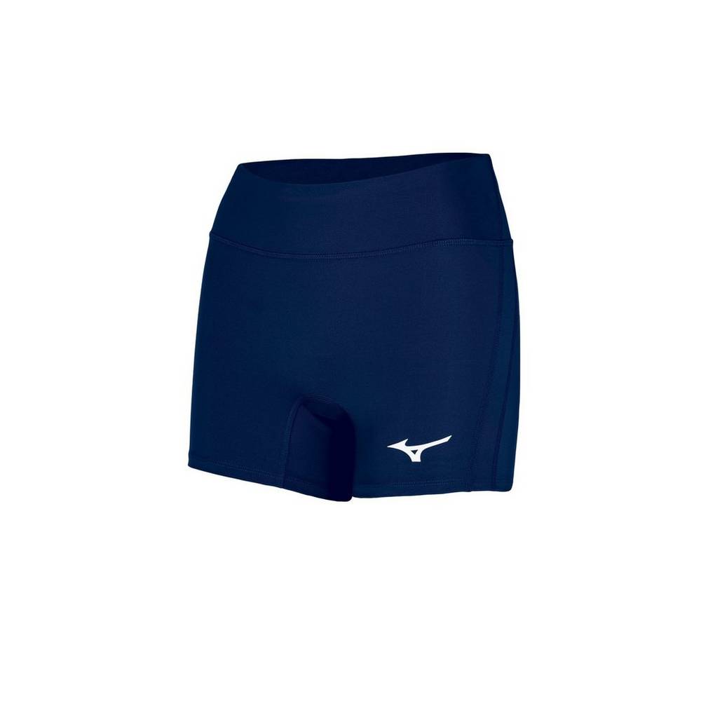 Mizuno Elevated 4" Inseam - Bayan Şort - Lacivert Türkiye (JGWRSI-867)